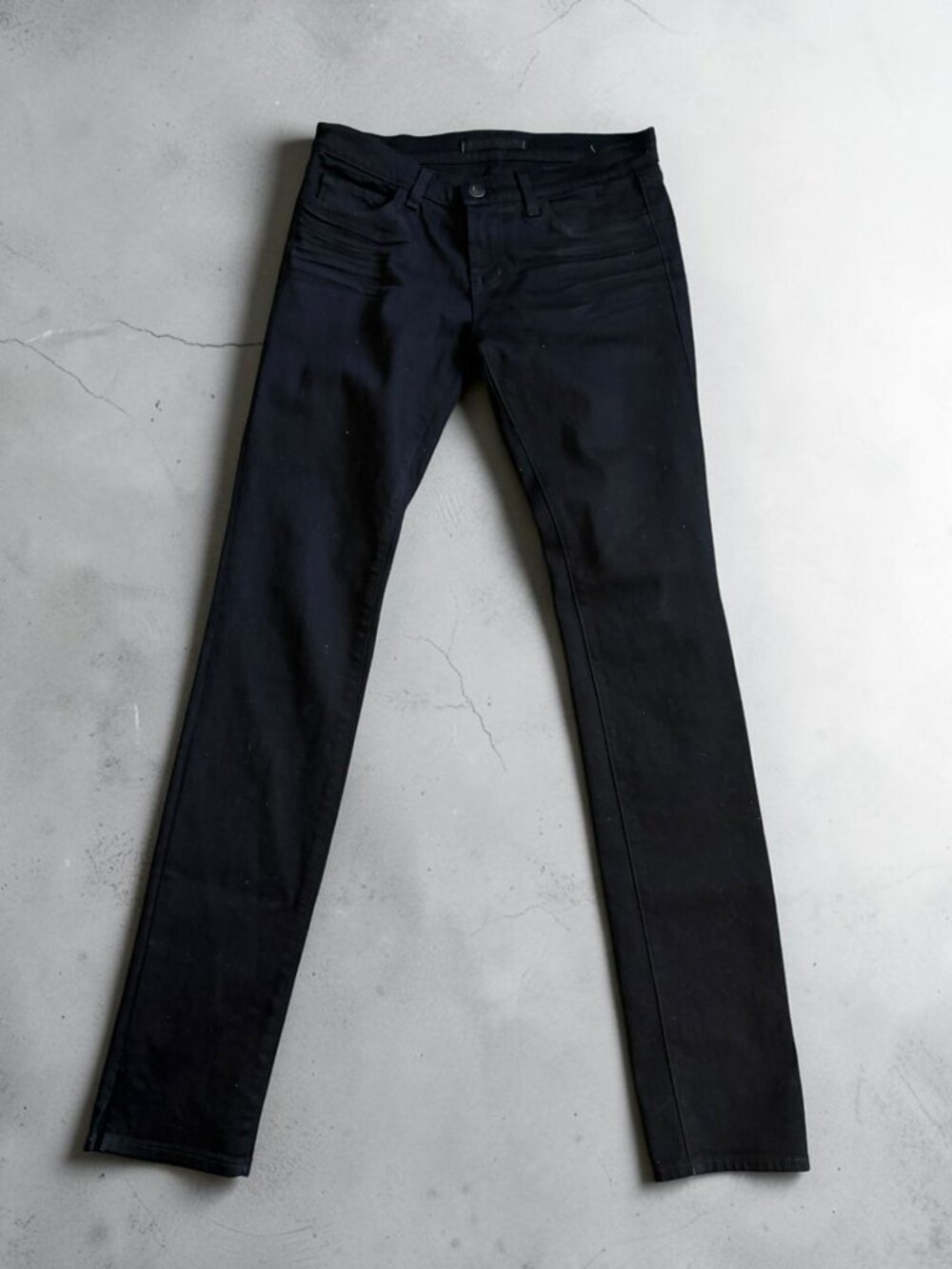 J BRAND Black Pencil Split Leg Denim Jeans Size 30